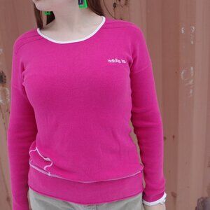 Vintage Dark Pink Vintage Adidas Ladies Shirt